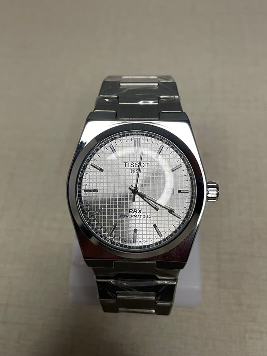 Tissot PRX Textured Dial (White)