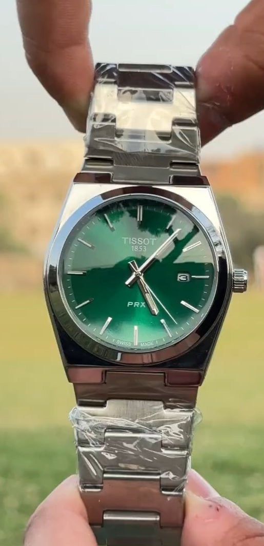 Tissot PRX (Curved Glass-Hulk Green)