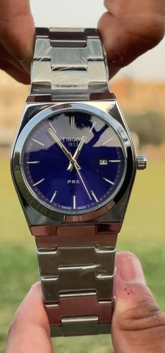 Tissot PRX (Curved Glass-Blue)