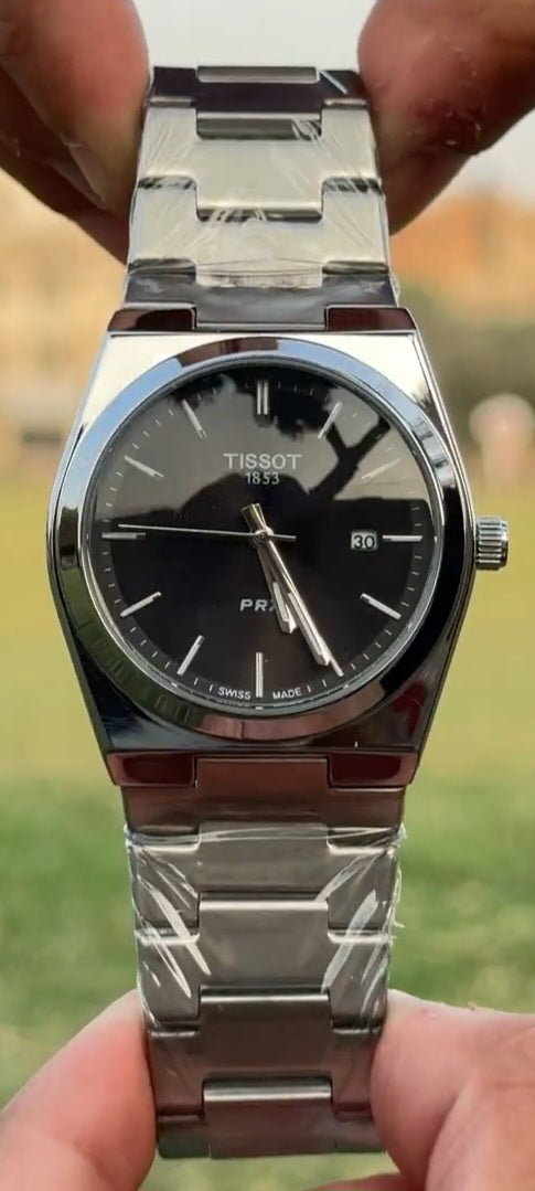 Tissot PRX (Curved Glass-Black)