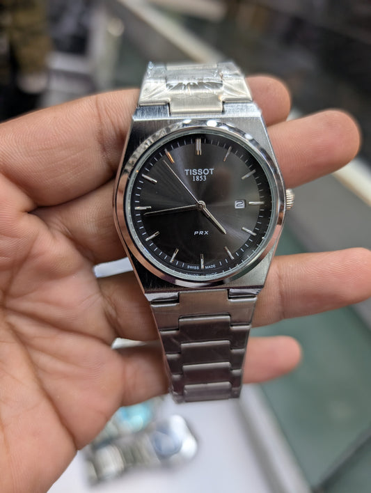 Tissot PRX (Plain Dial, Black)